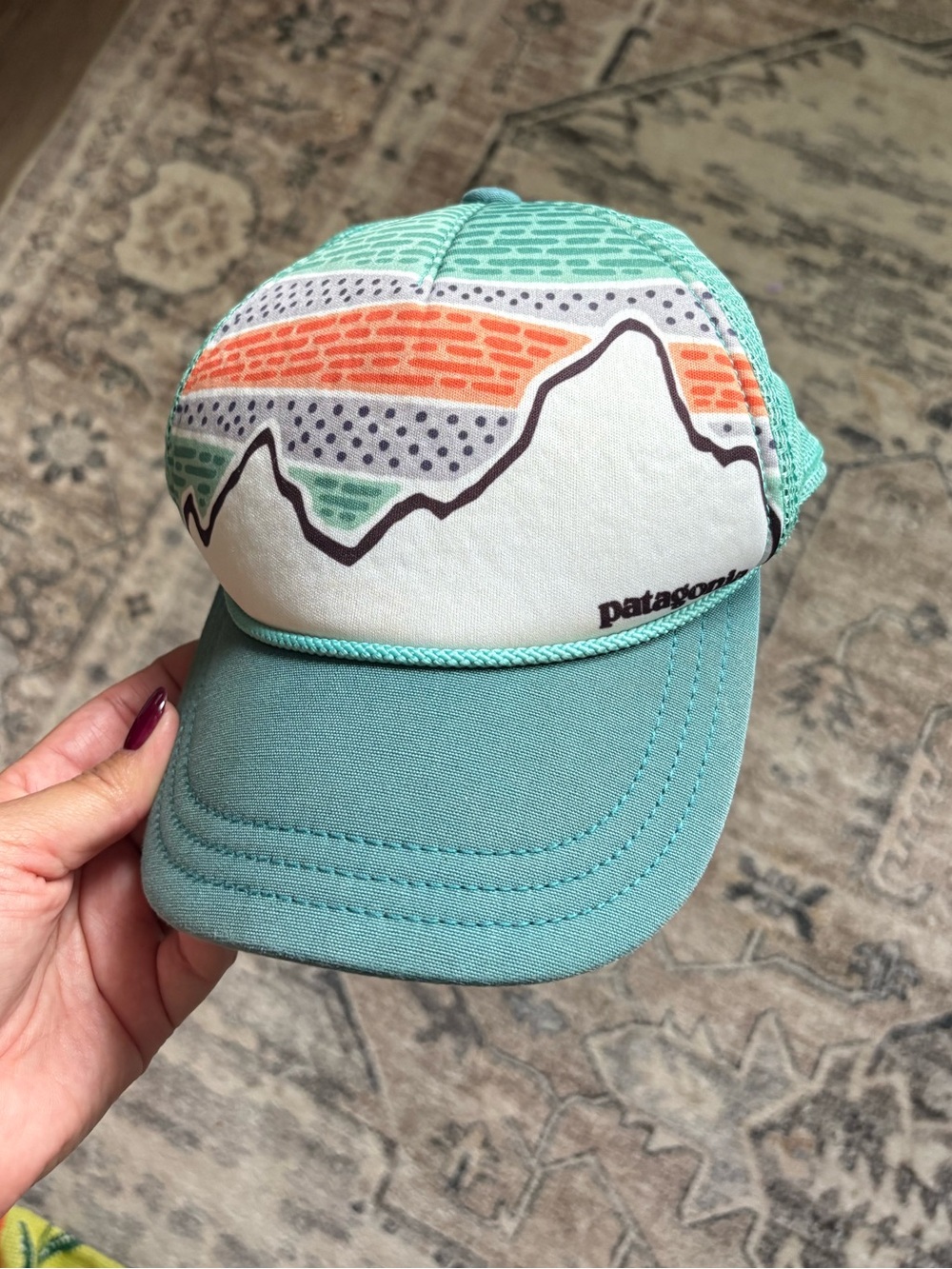 Patagonia Women's Solar Rays '73 Interstate Hat Tasmanian Teal Mesh Snapback